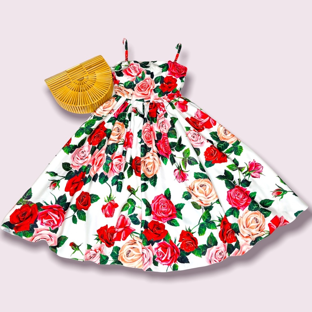 Moonaa Liisaa Colourful Dress at knee length